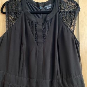 City Chic black fashion dress